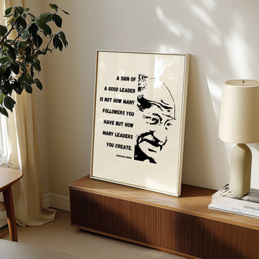 Mahatma Gandhi Motivation Inspirational Poster Quote Print | Wall Art | Home Office Decor